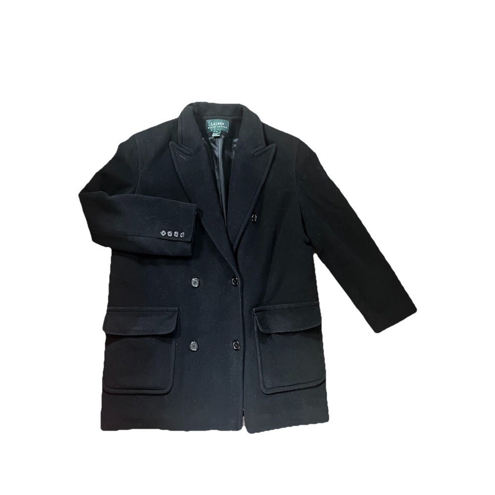 Lauren Ralph Lauren Womens Size 10 Reefer‎  ? Pea Coat Jacket Wool 54050 Lined
